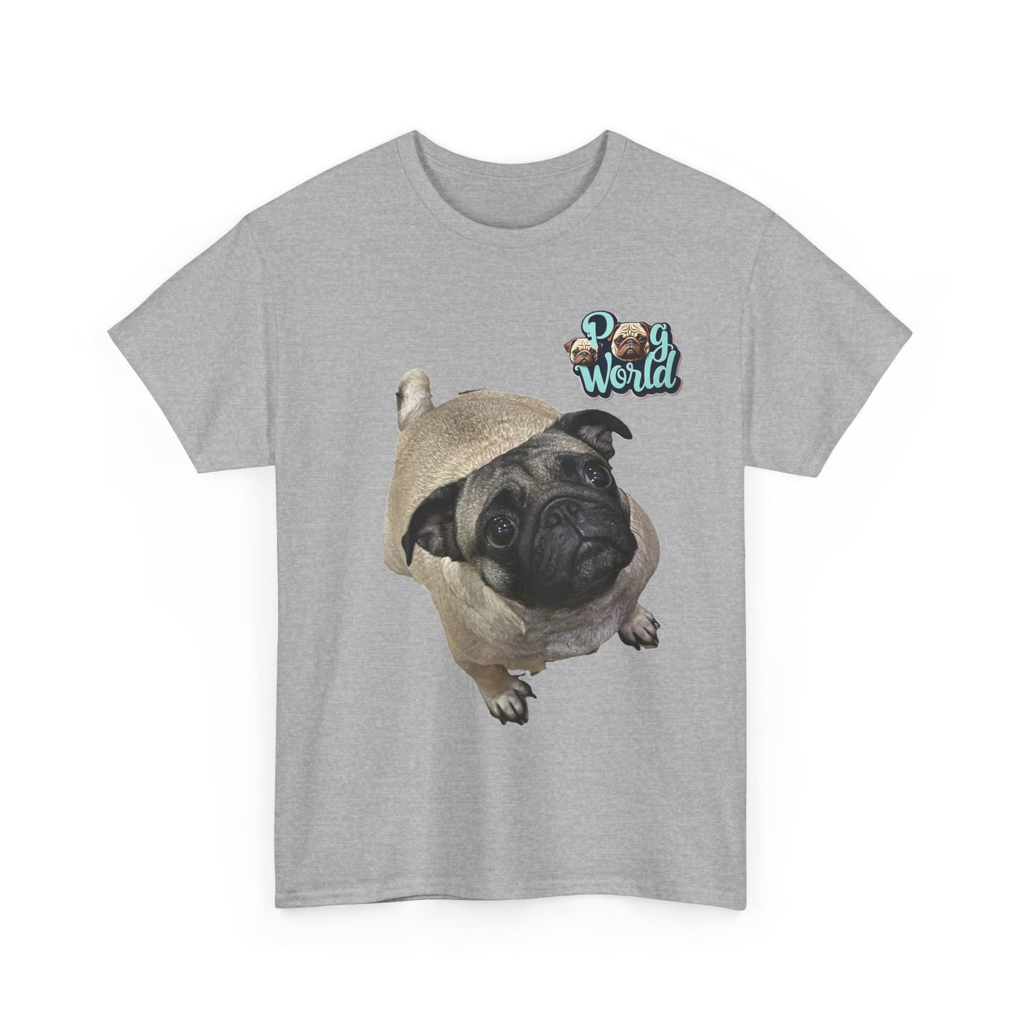 PUG WORDL Unisex Heavy Cotton Tee