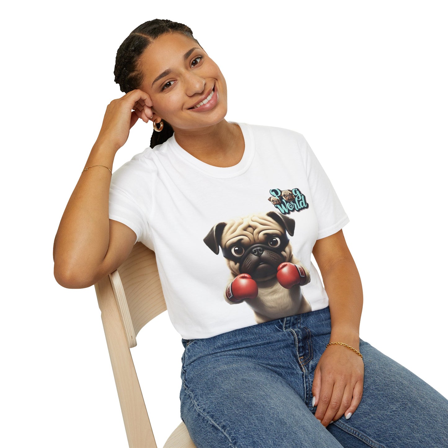 PUG WORLD Unisex Softstyle T-Shirt