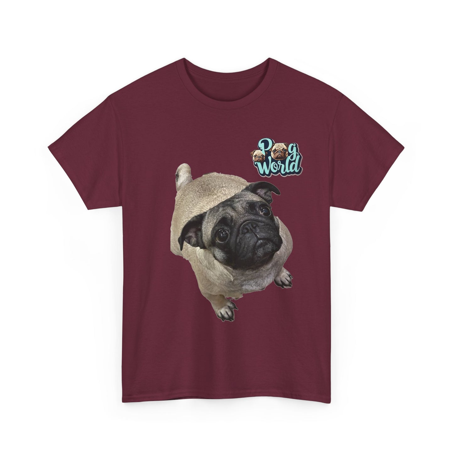 PUG WORDL Unisex Heavy Cotton Tee