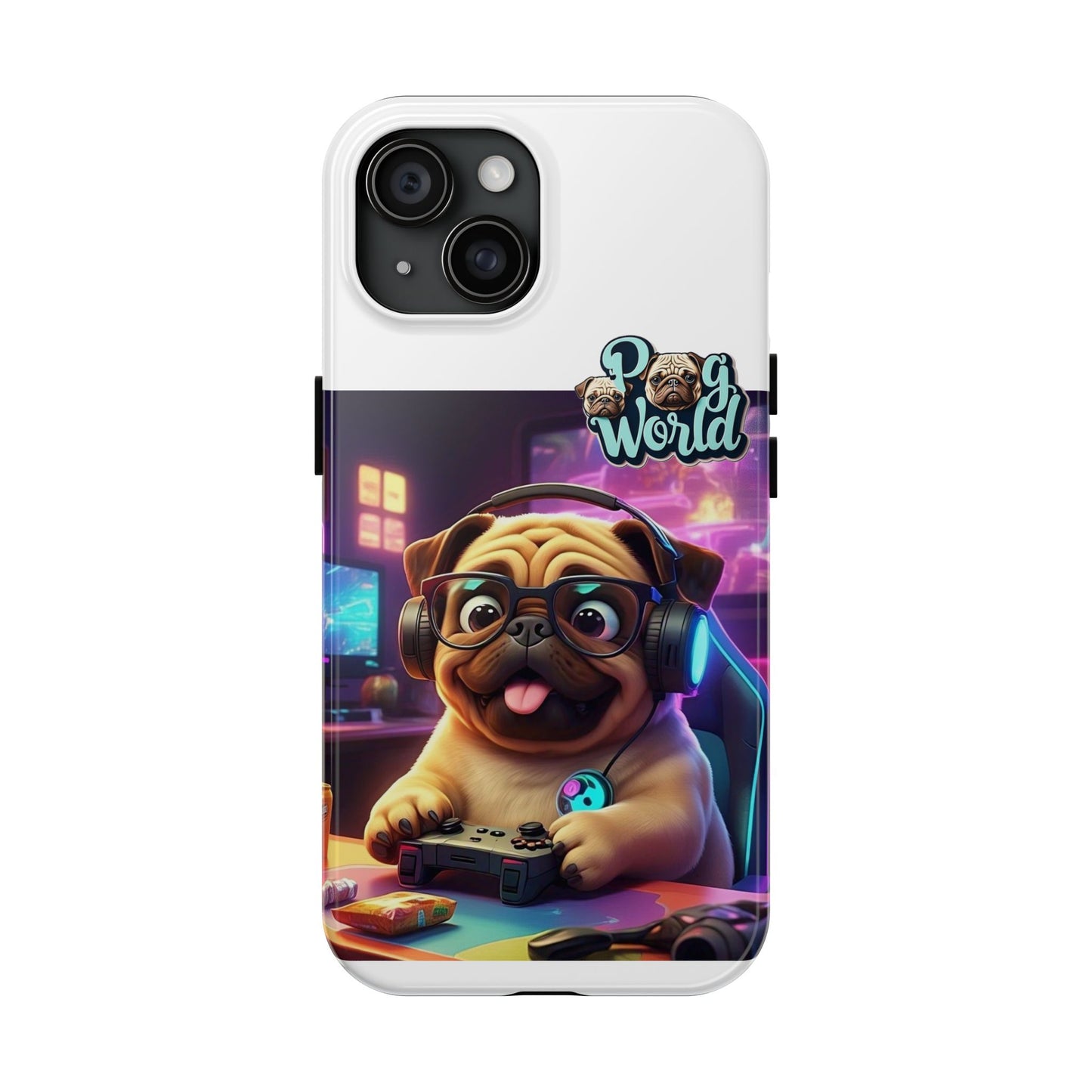 PUG WORDL Tough Phone Cases