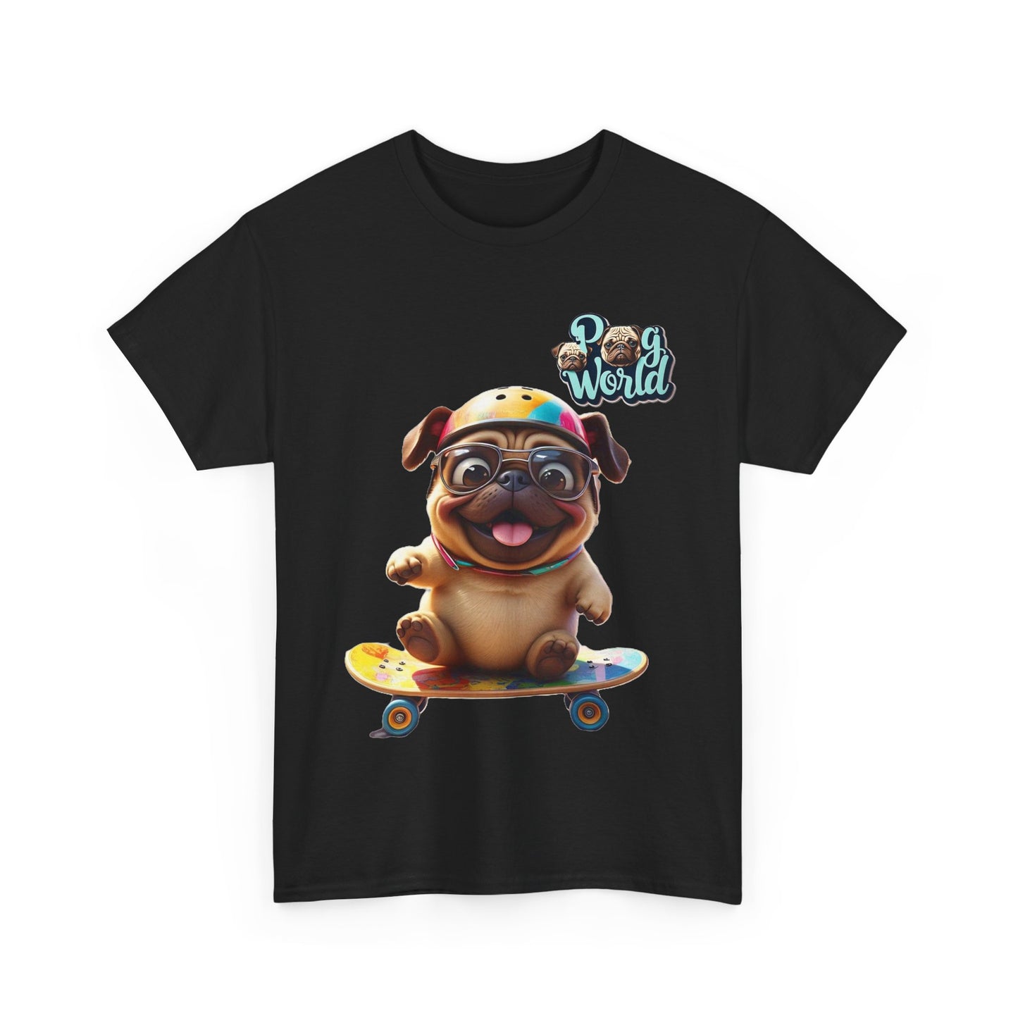 PUG WORLD Unisex Heavy Cotton Tee