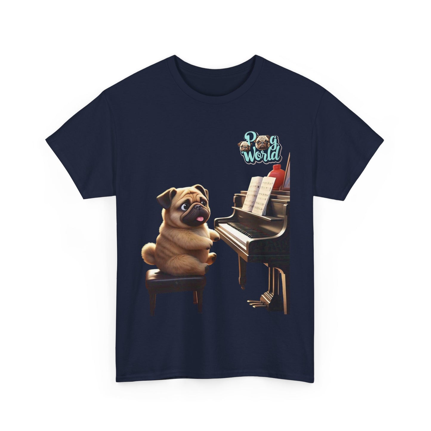 PUG WORLD  Unisex Heavy Cotton Tee