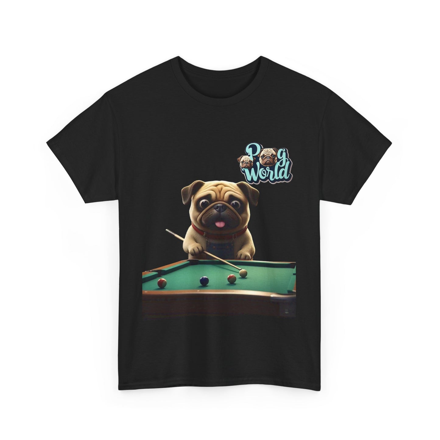 PUG WORDL POOL Unisex Heavy Cotton Tee