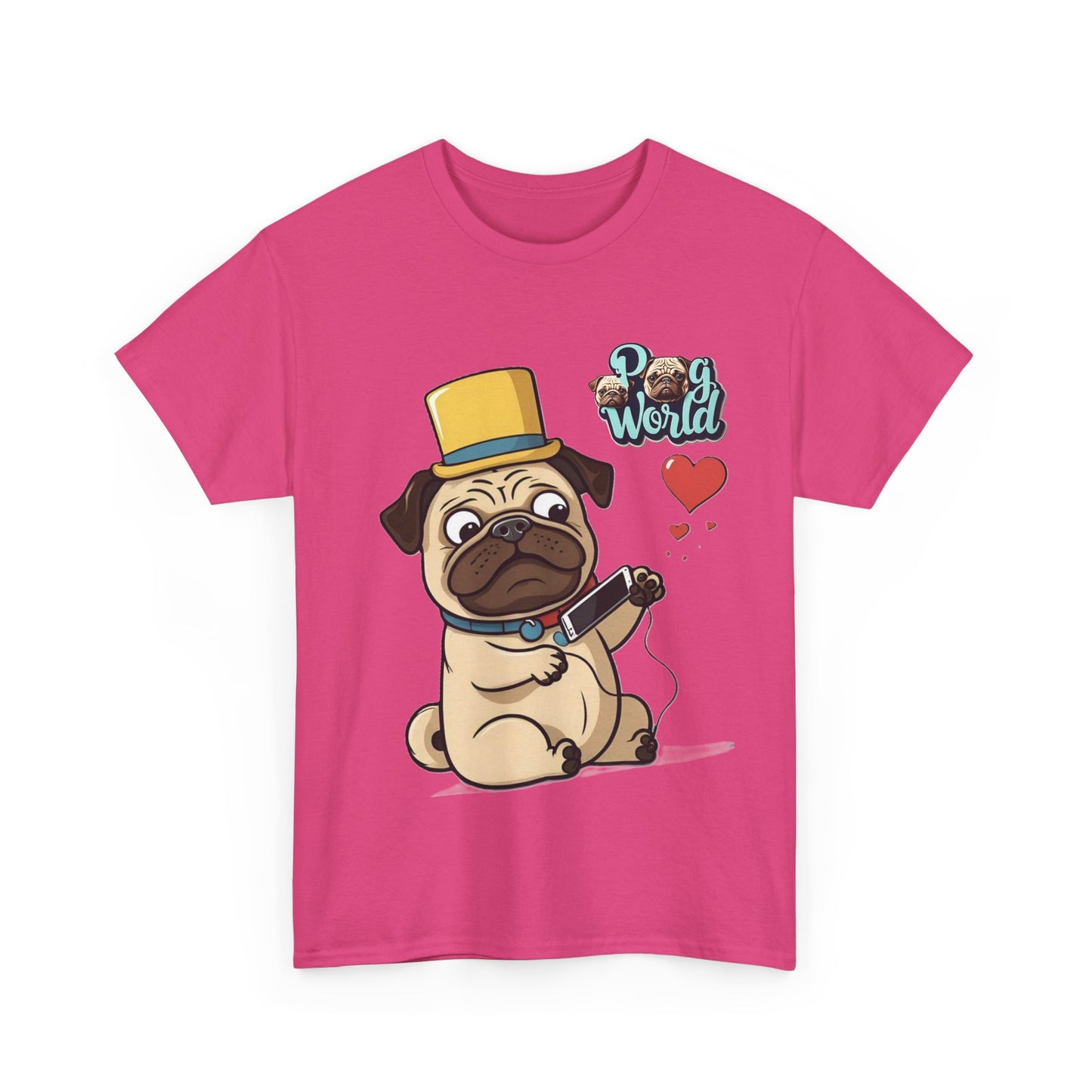 PUG WORDL Unisex Heavy Cotton Tee