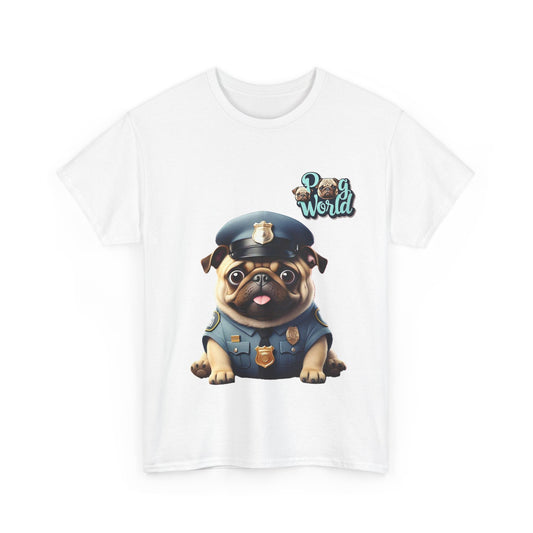 PUG WORLD Unisex Heavy Cotton Tee