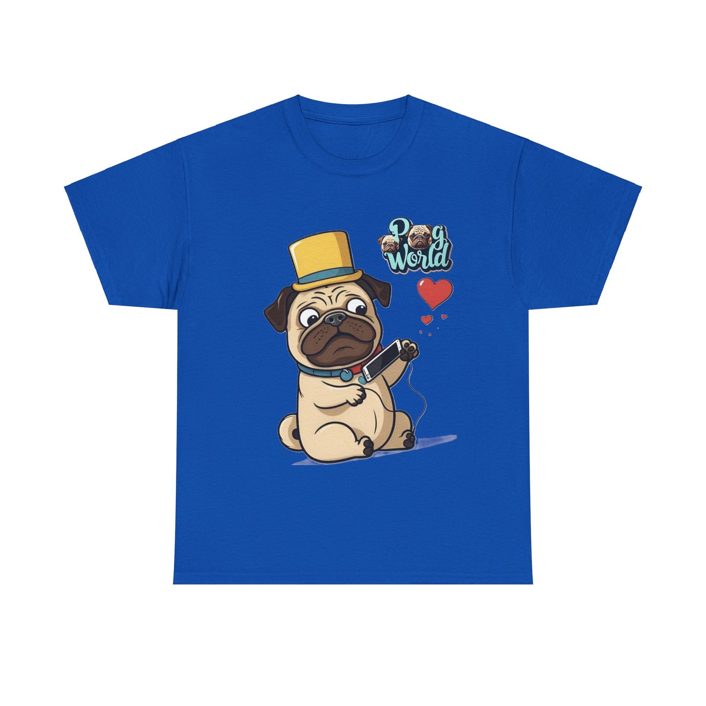 PUG WORDL Unisex Heavy Cotton Tee