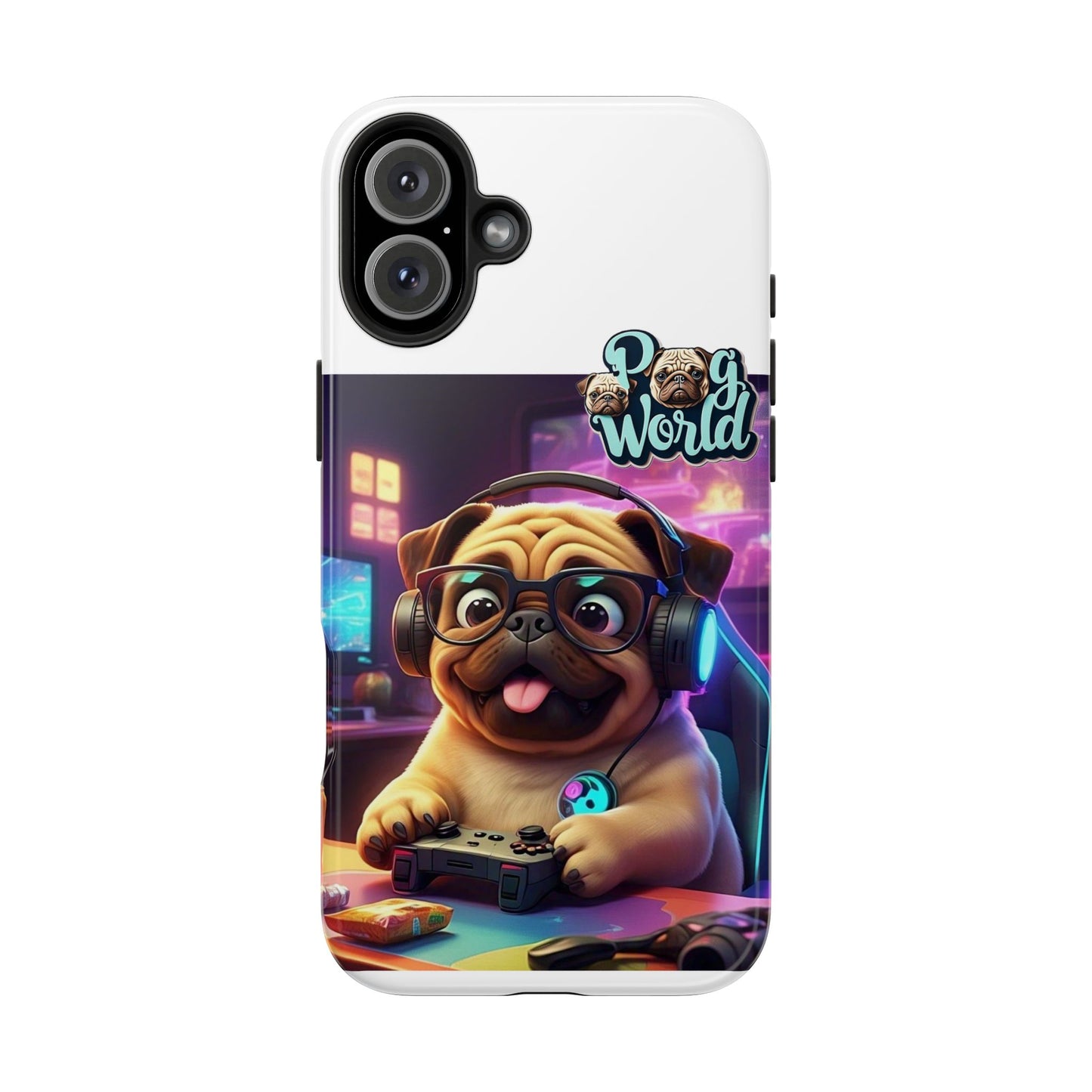 PUG WORDL Tough Phone Cases