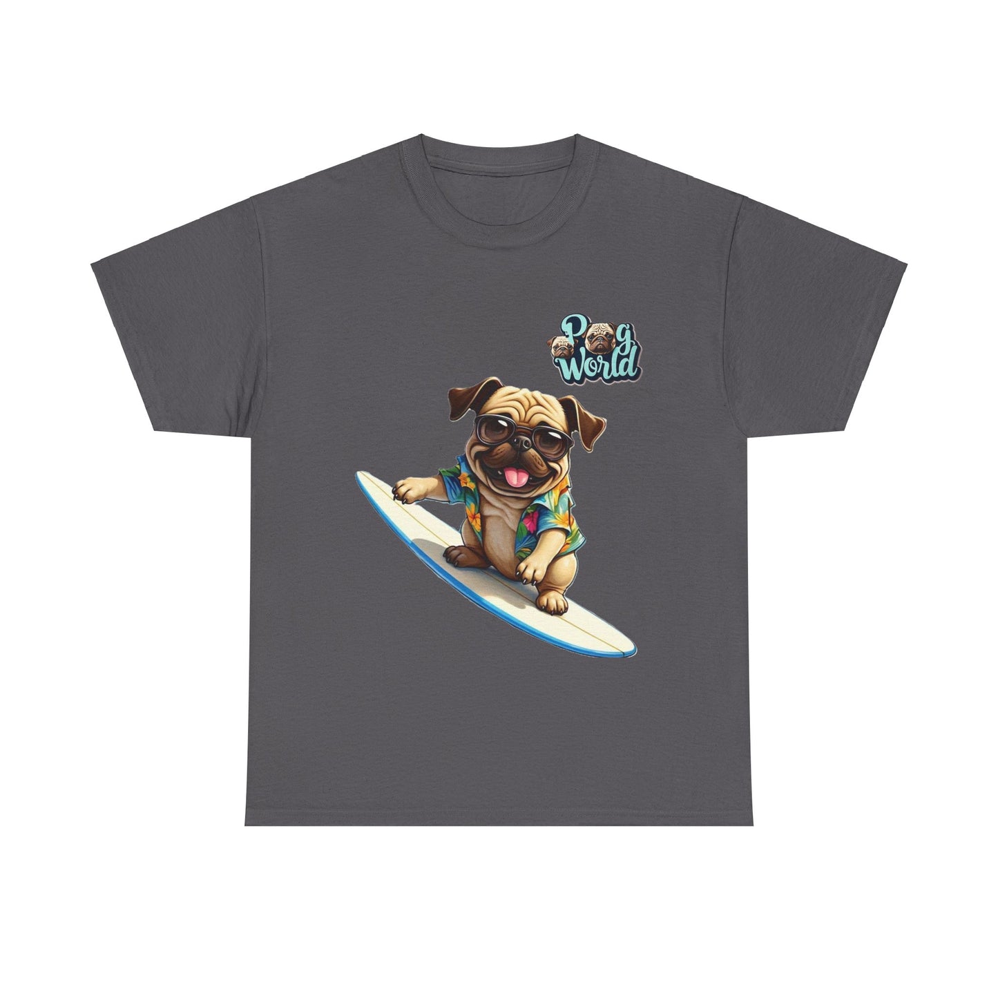 PUG WORDL Unisex Heavy Cotton Tee