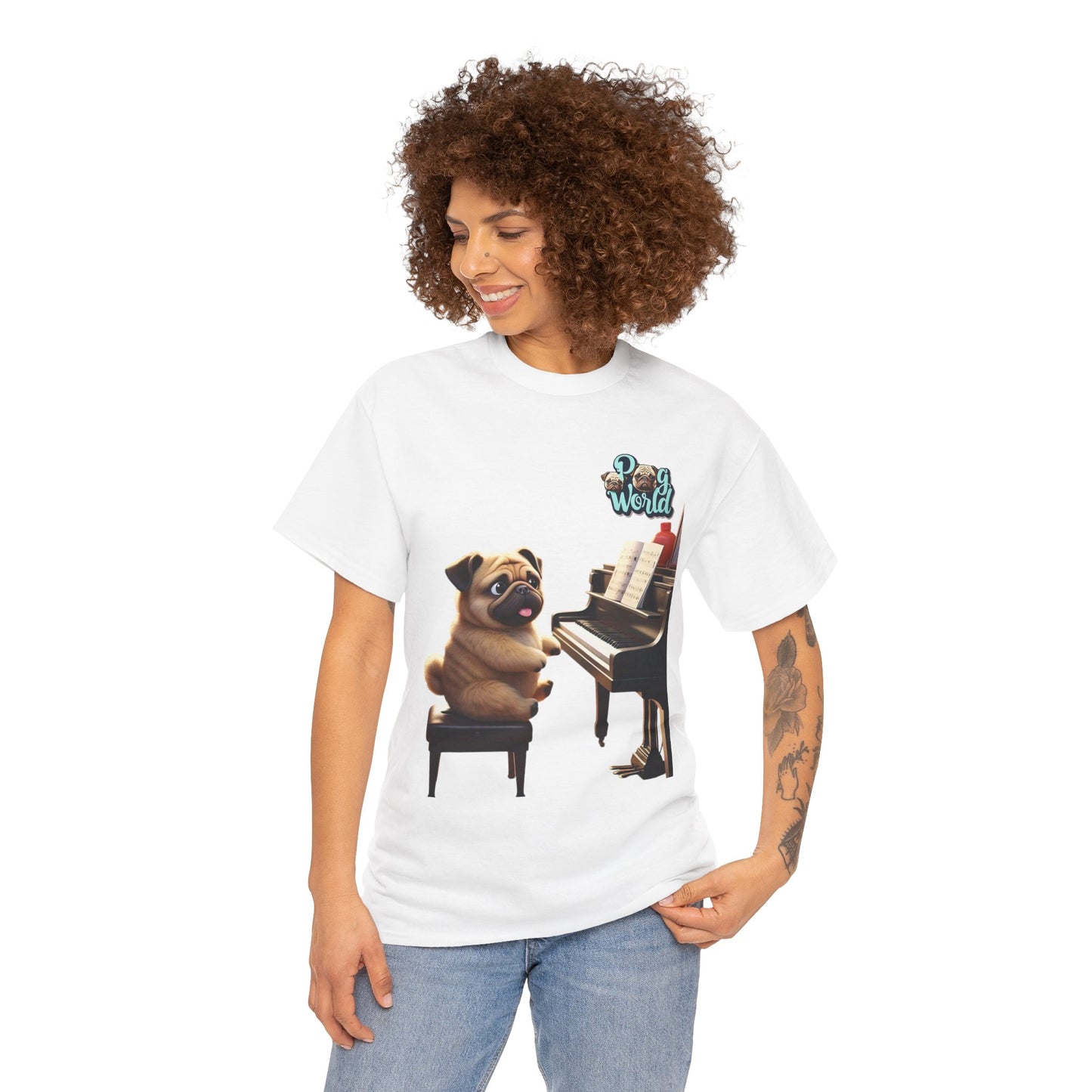 PUG WORLD  Unisex Heavy Cotton Tee