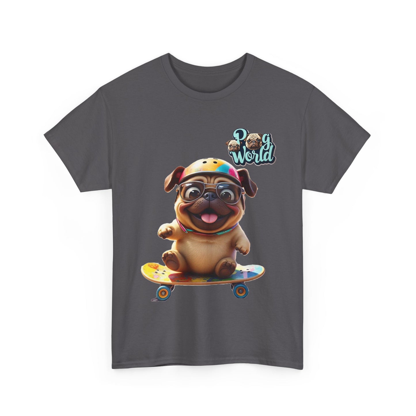 PUG WORLD Unisex Heavy Cotton Tee