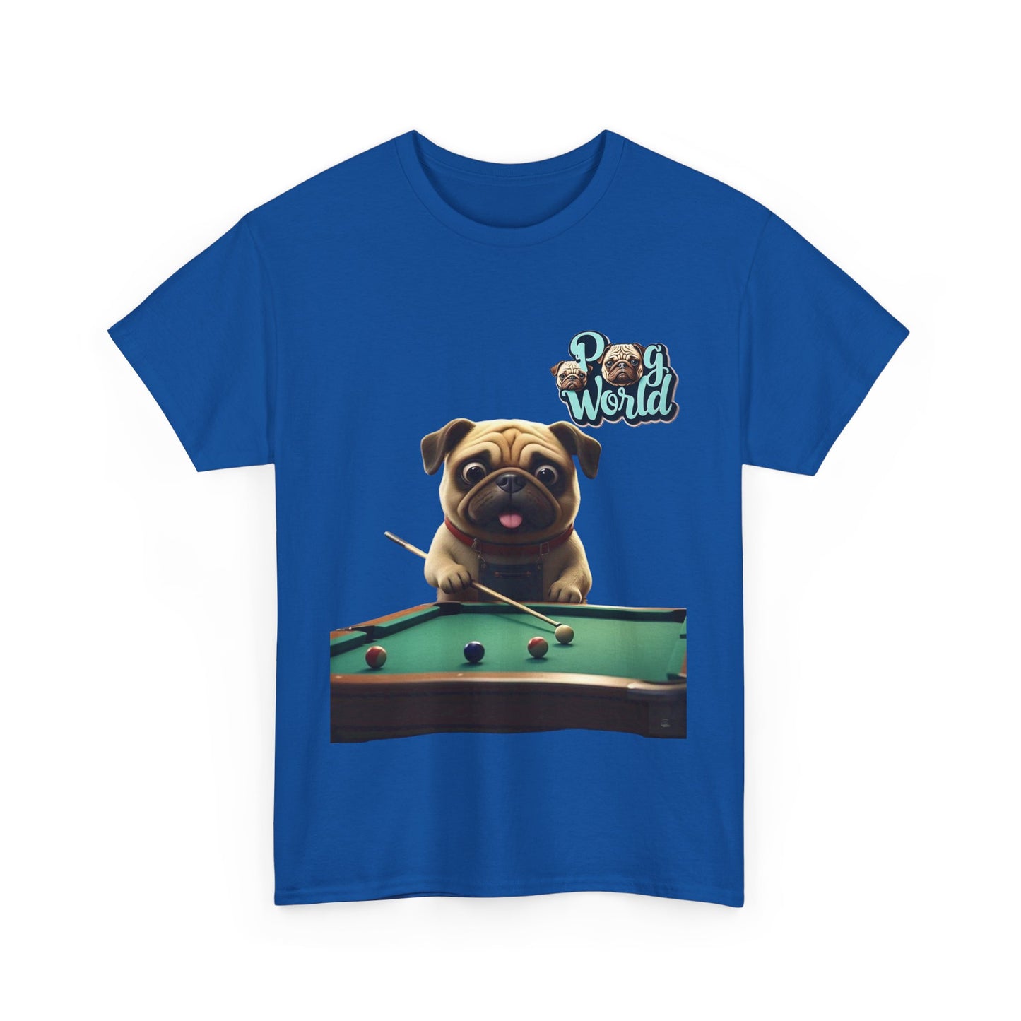 PUG WORDL POOL Unisex Heavy Cotton Tee