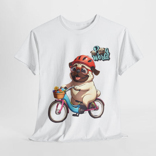 PUG WOLRD Unisex Heavy Cotton Tee