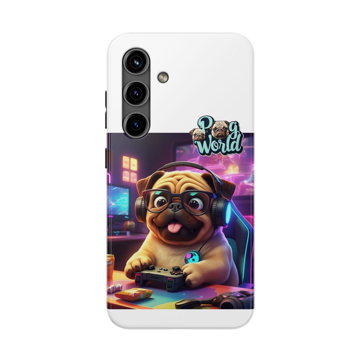 PUG WORDL Tough Phone Cases