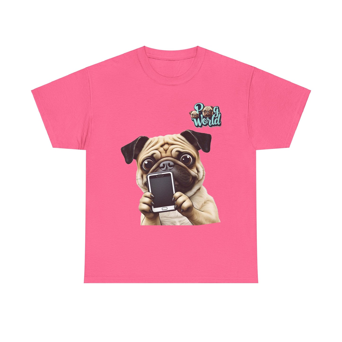 PUG WORLD Unisex Heavy Cotton Tee