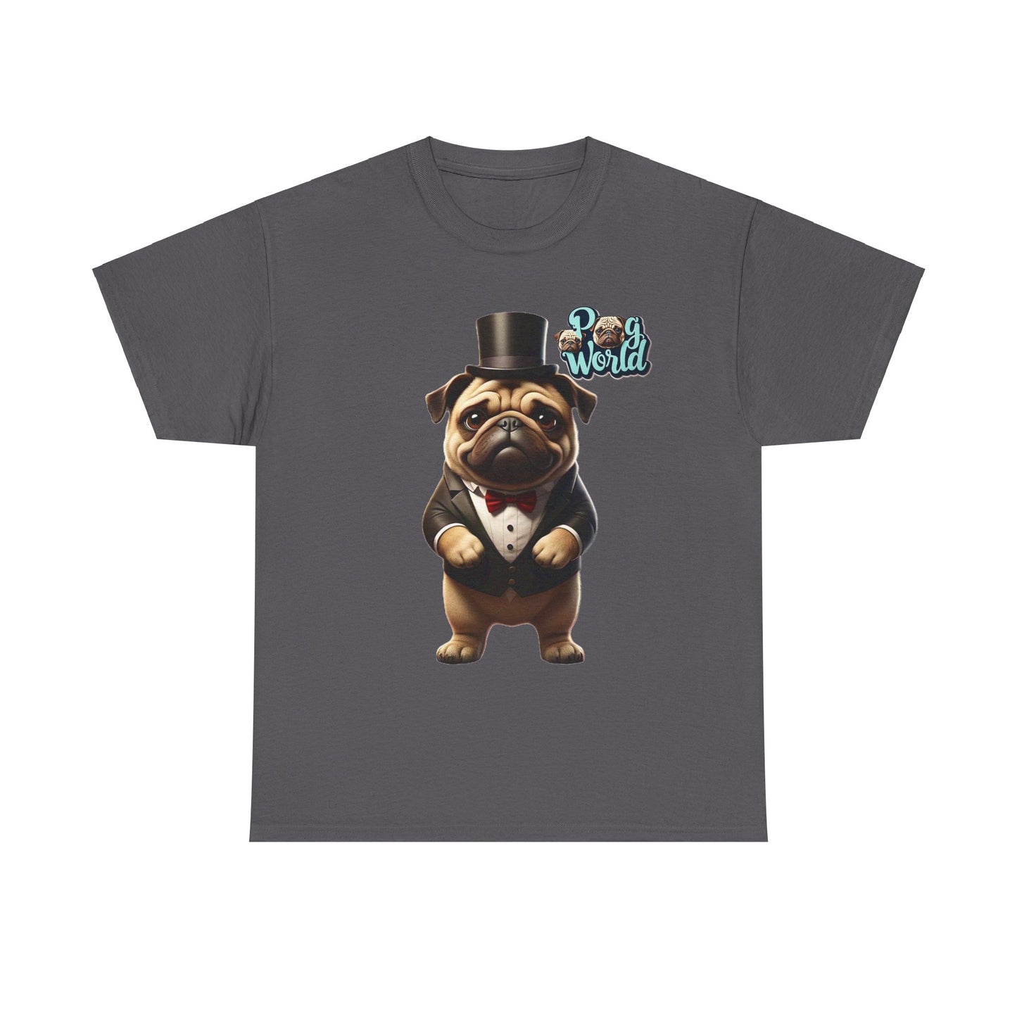 PUG WORLD Unisex Heavy Cotton Tee