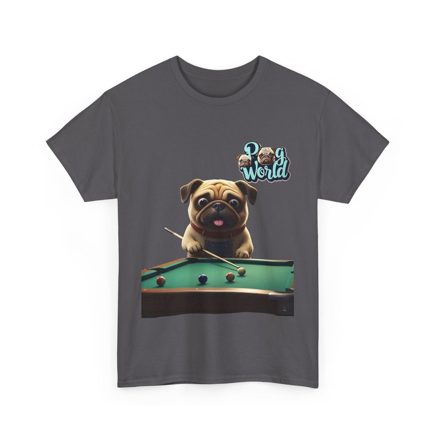 PUG WORDL POOL Unisex Heavy Cotton Tee