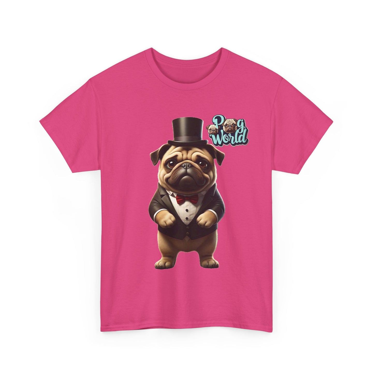 PUG WORLD Unisex Heavy Cotton Tee