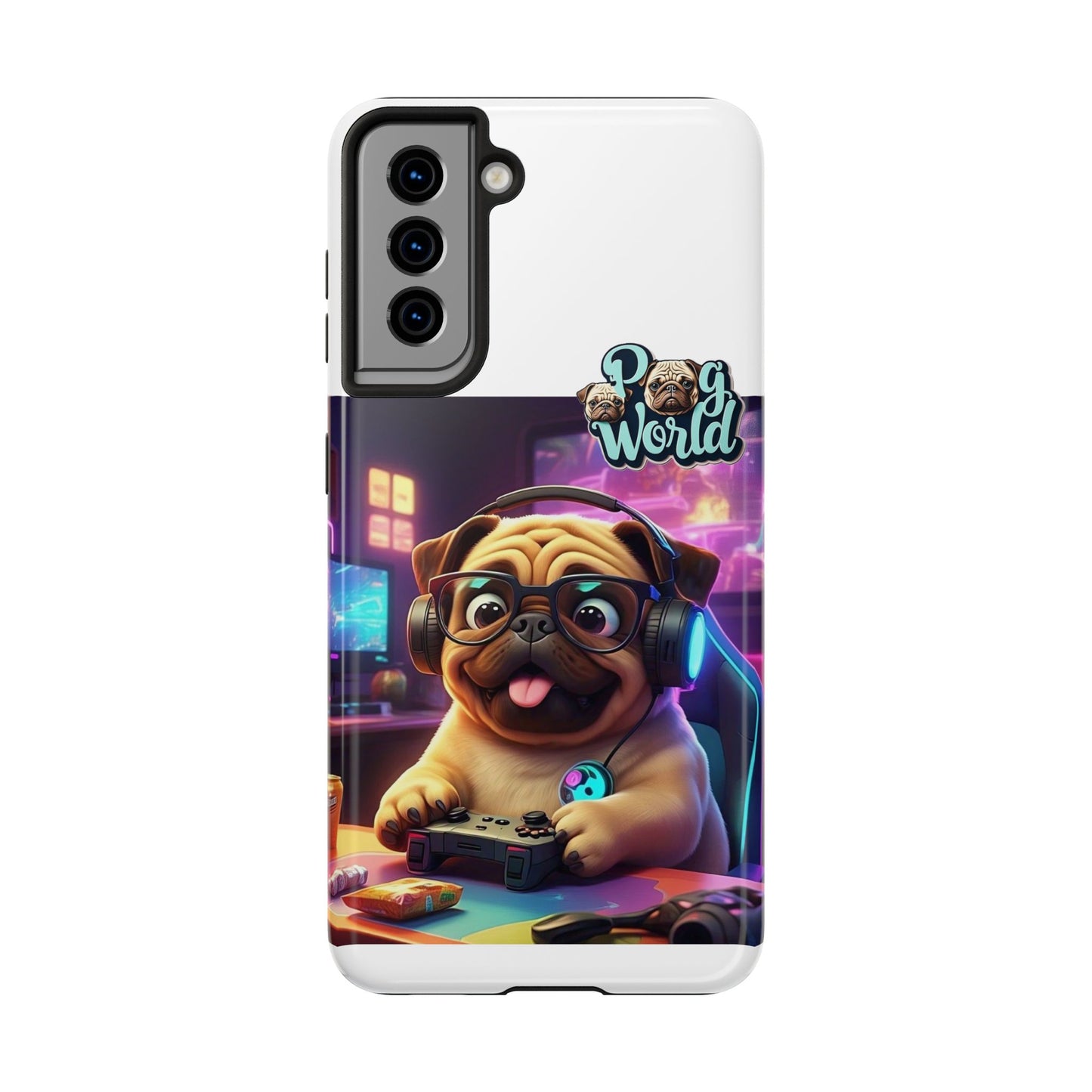 PUG WORDL Tough Phone Cases