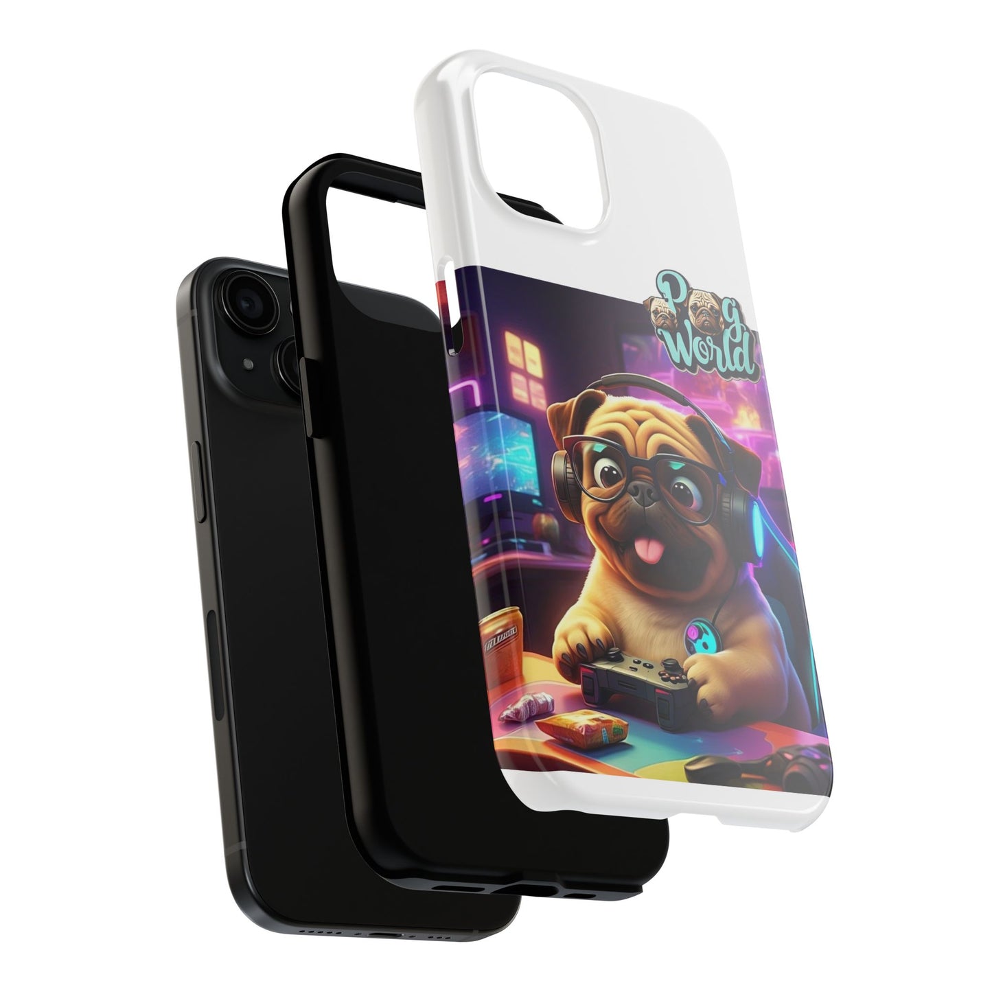 PUG WORDL Tough Phone Cases