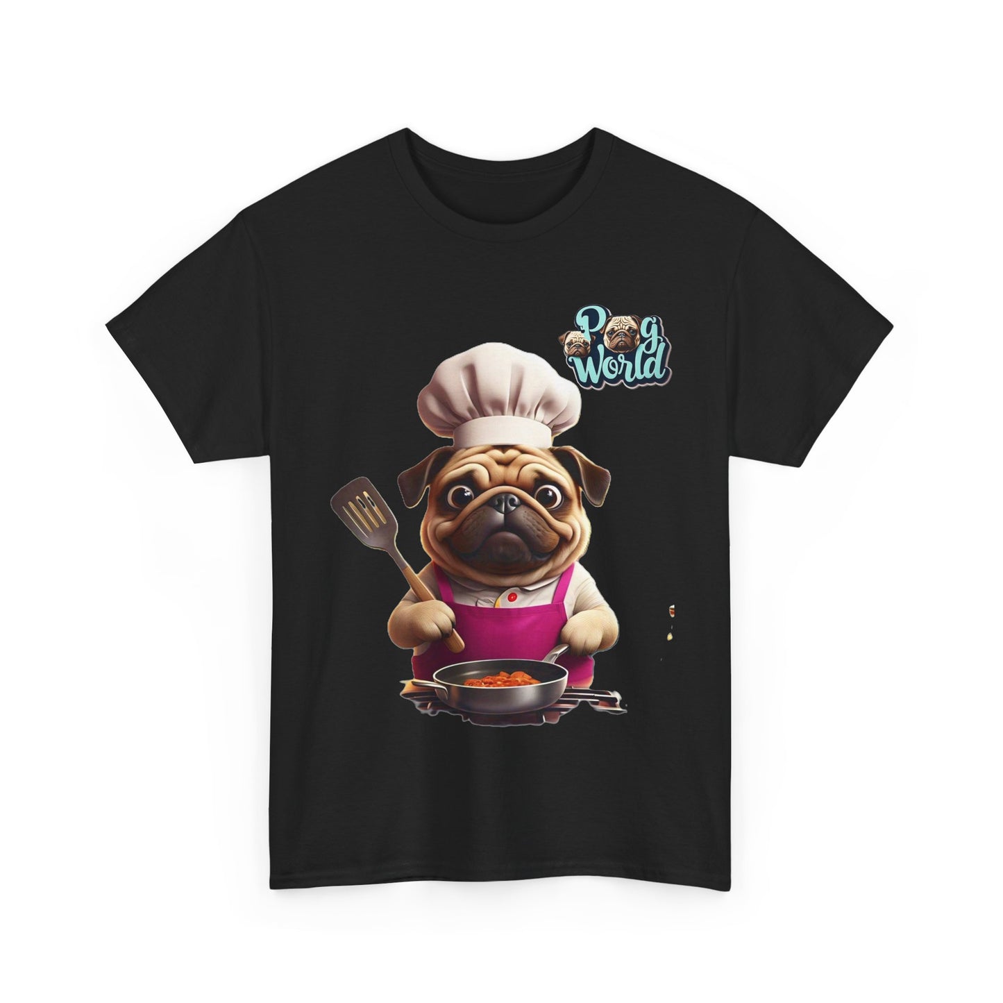 PUG WORLD Unisex Heavy Cotton Tee