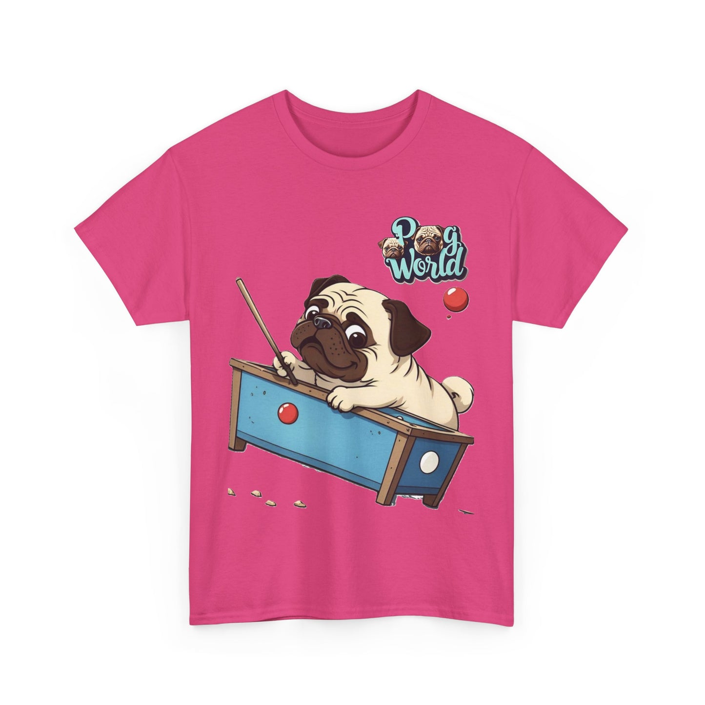 PUG WORDL Unisex Heavy Cotton Tee