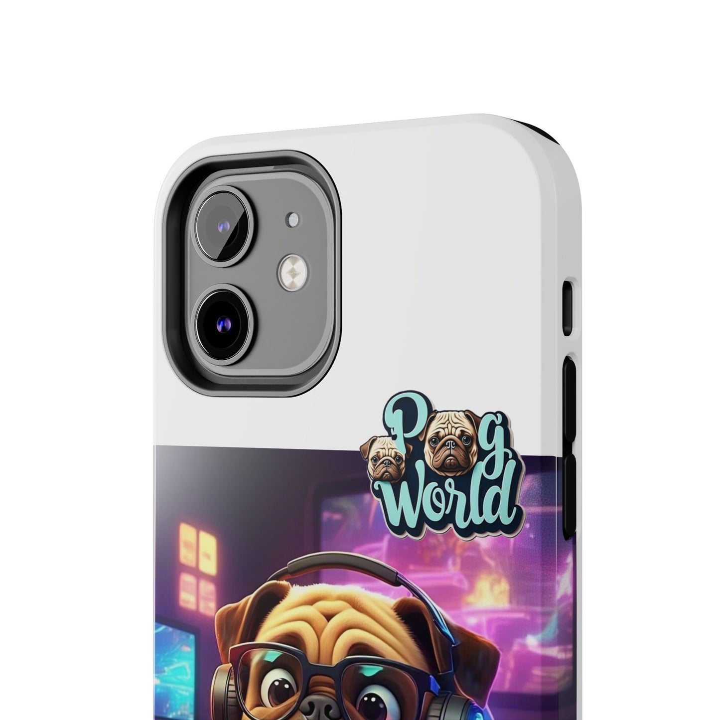 PUG WORDL Tough Phone Cases