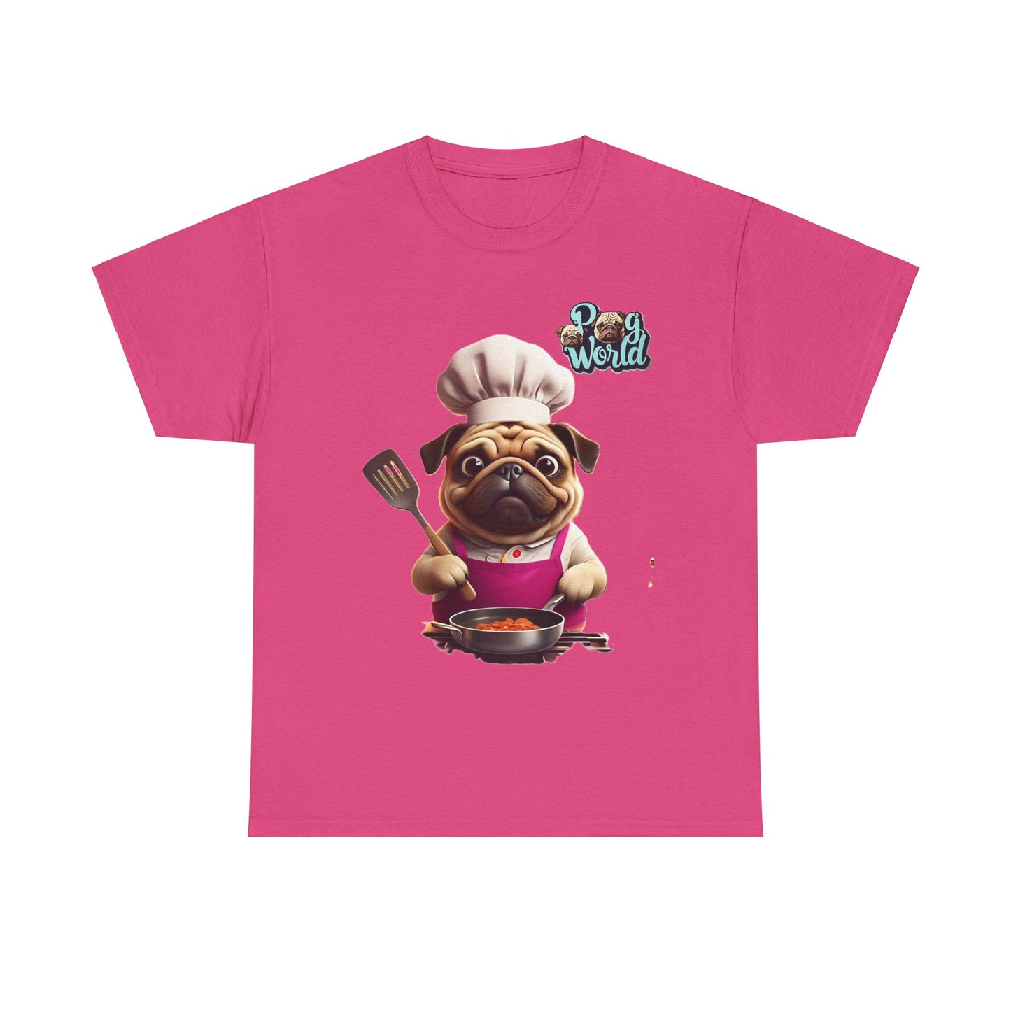 PUG WORLD Unisex Heavy Cotton Tee