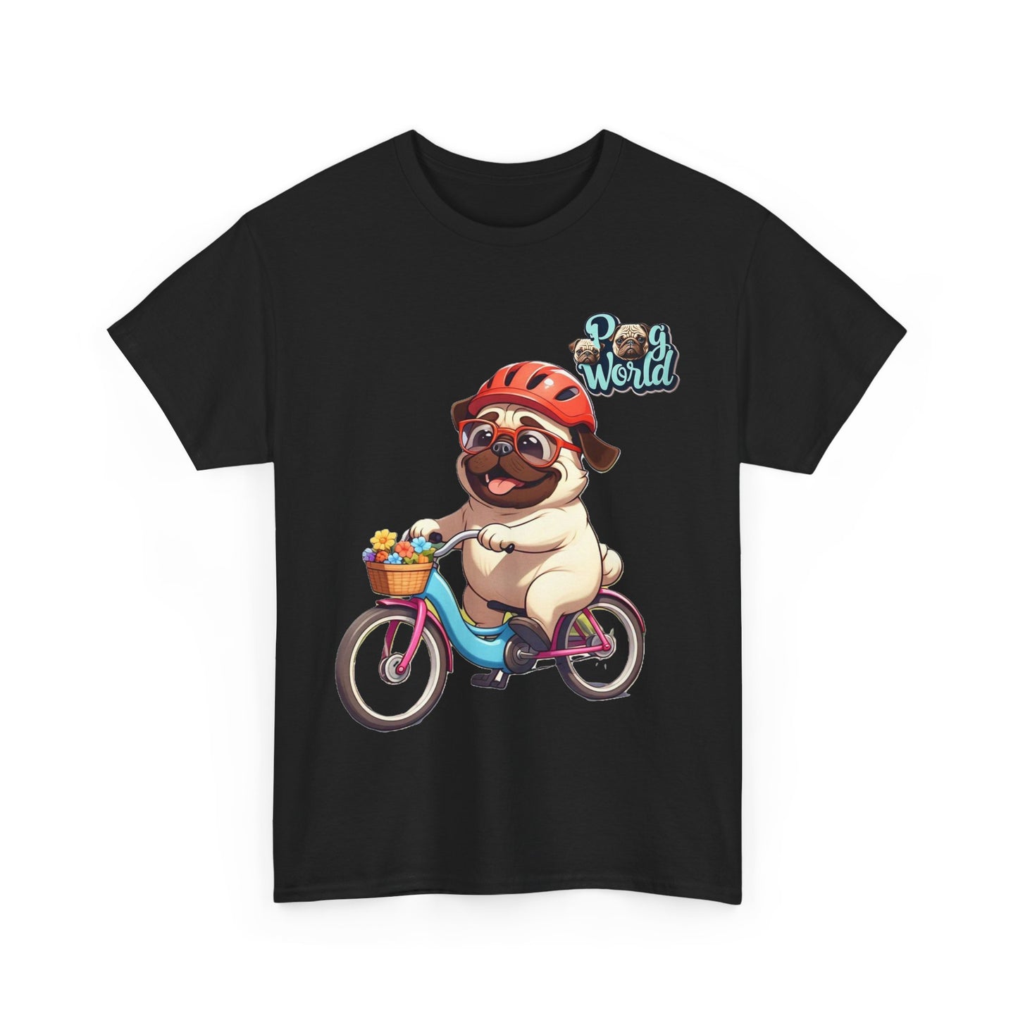 PUG WOLRD Unisex Heavy Cotton Tee