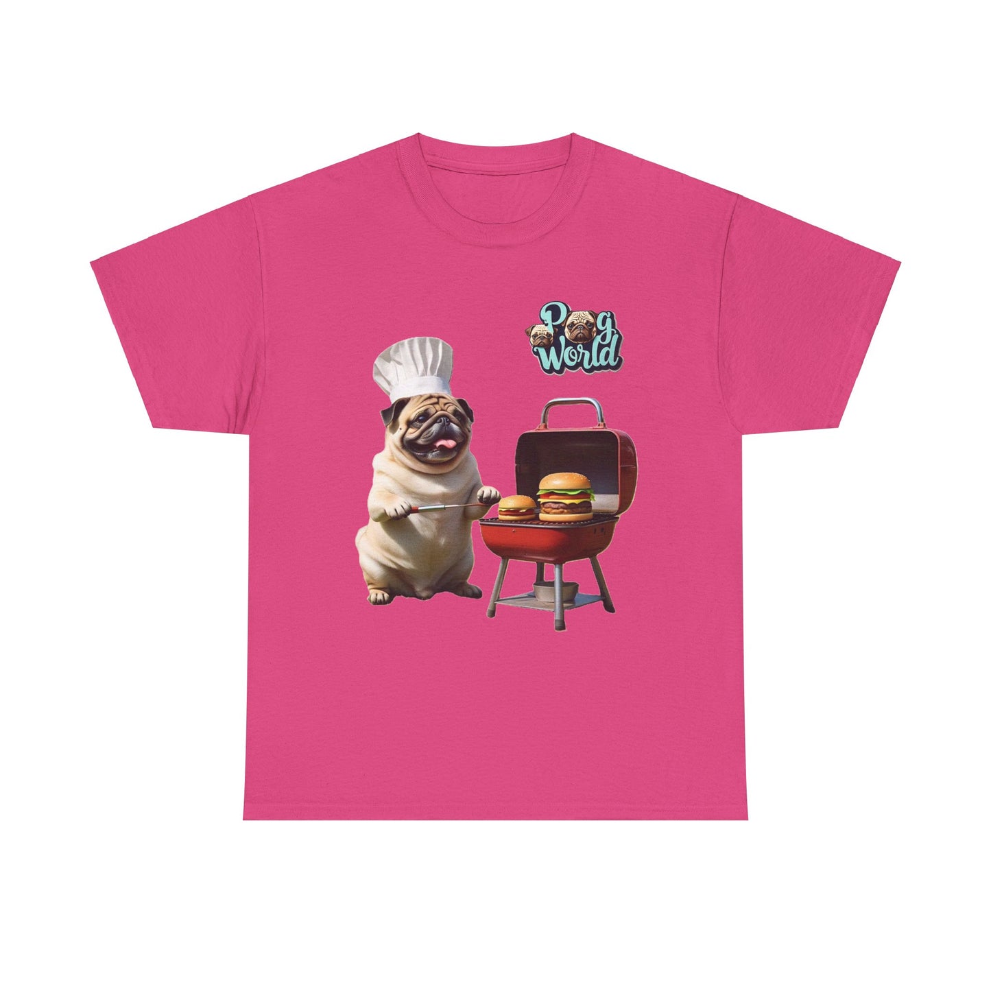 PUG WORLD Unisex Heavy Cotton Tee