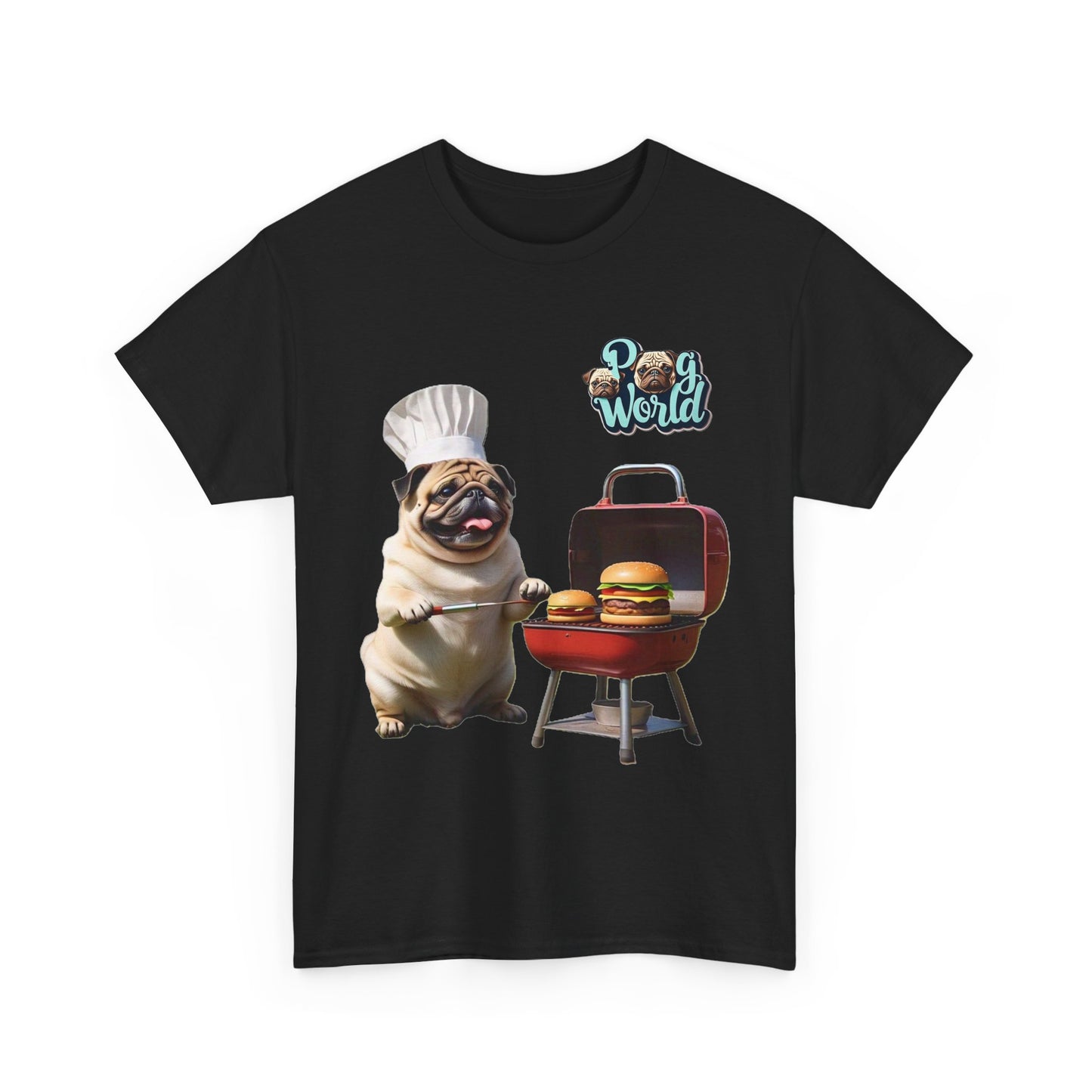 PUG WORLD Unisex Heavy Cotton Tee