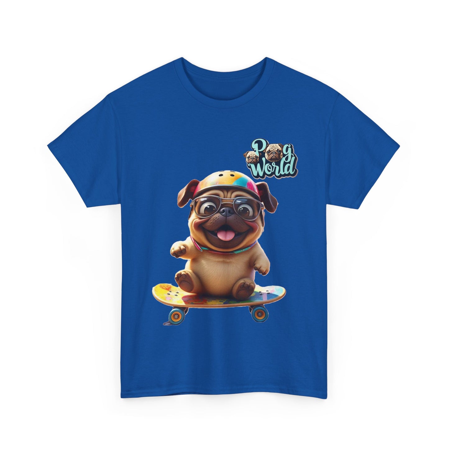 PUG WORLD Unisex Heavy Cotton Tee