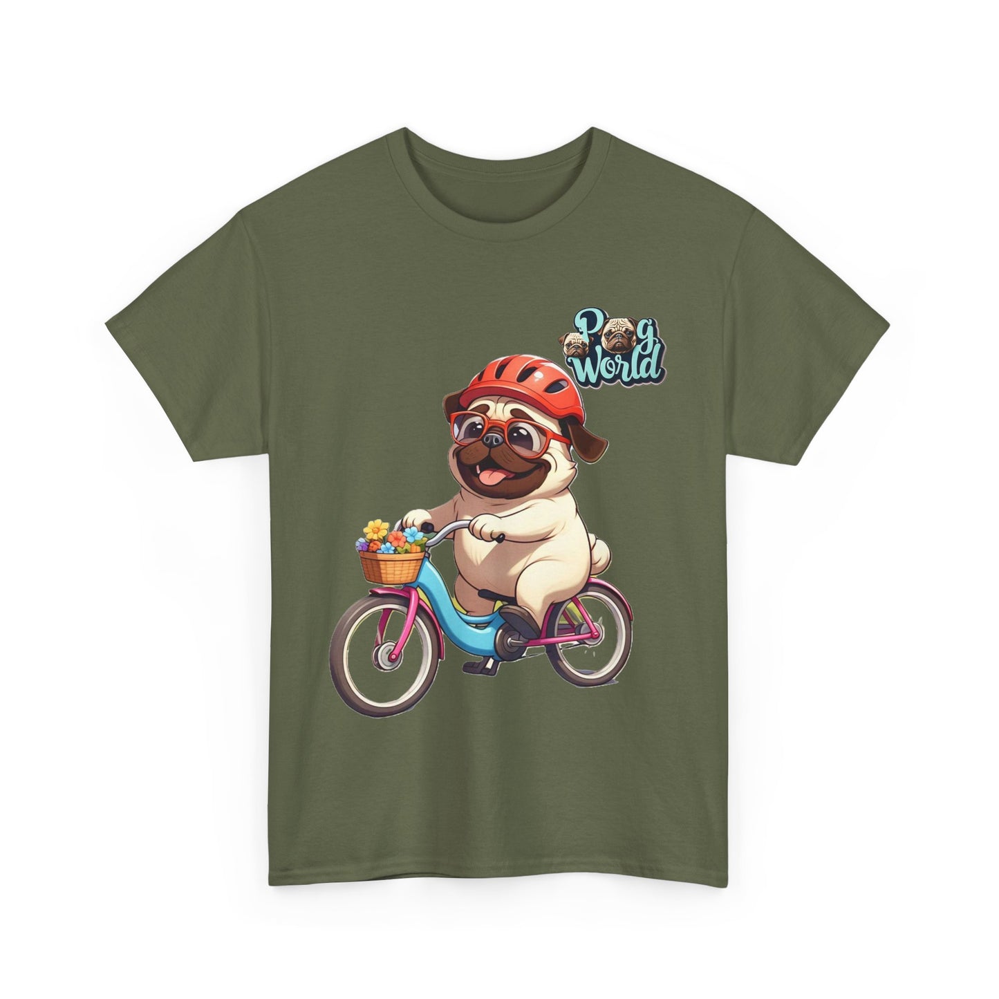 PUG WOLRD Unisex Heavy Cotton Tee