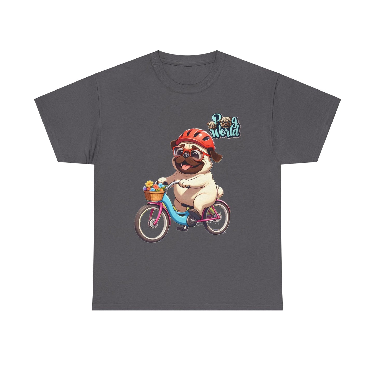 PUG WOLRD Unisex Heavy Cotton Tee