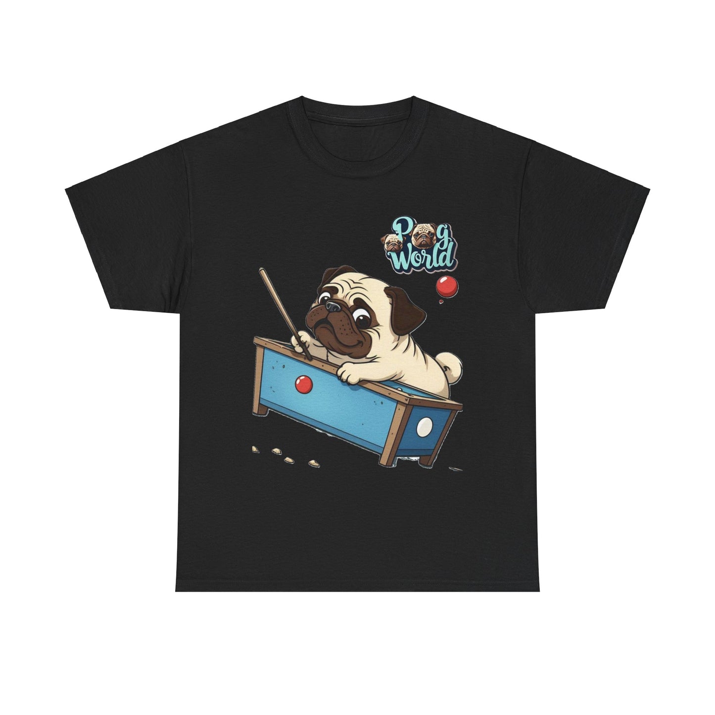 PUG WORDL Unisex Heavy Cotton Tee