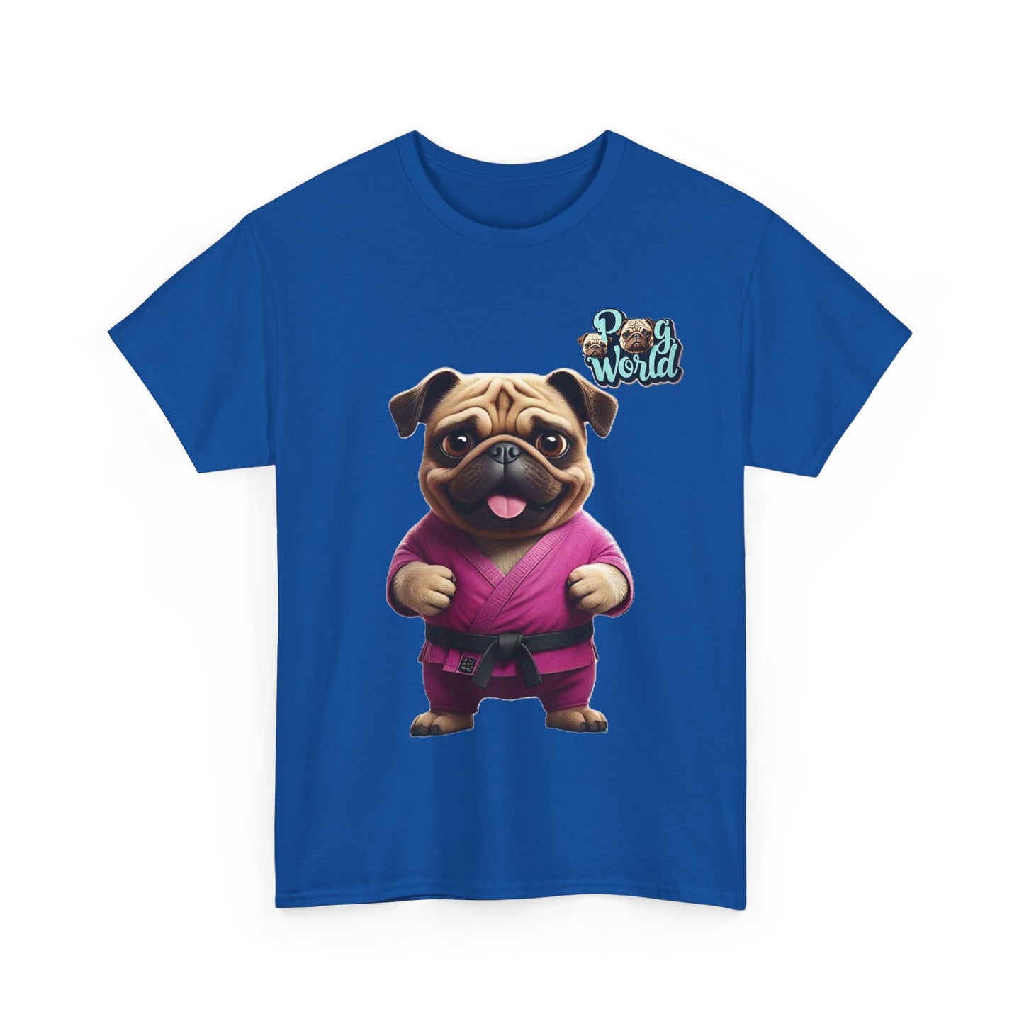 PUG WORLD Unisex Heavy Cotton Tee