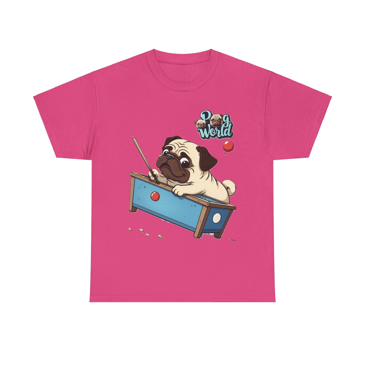 PUG WORDL Unisex Heavy Cotton Tee