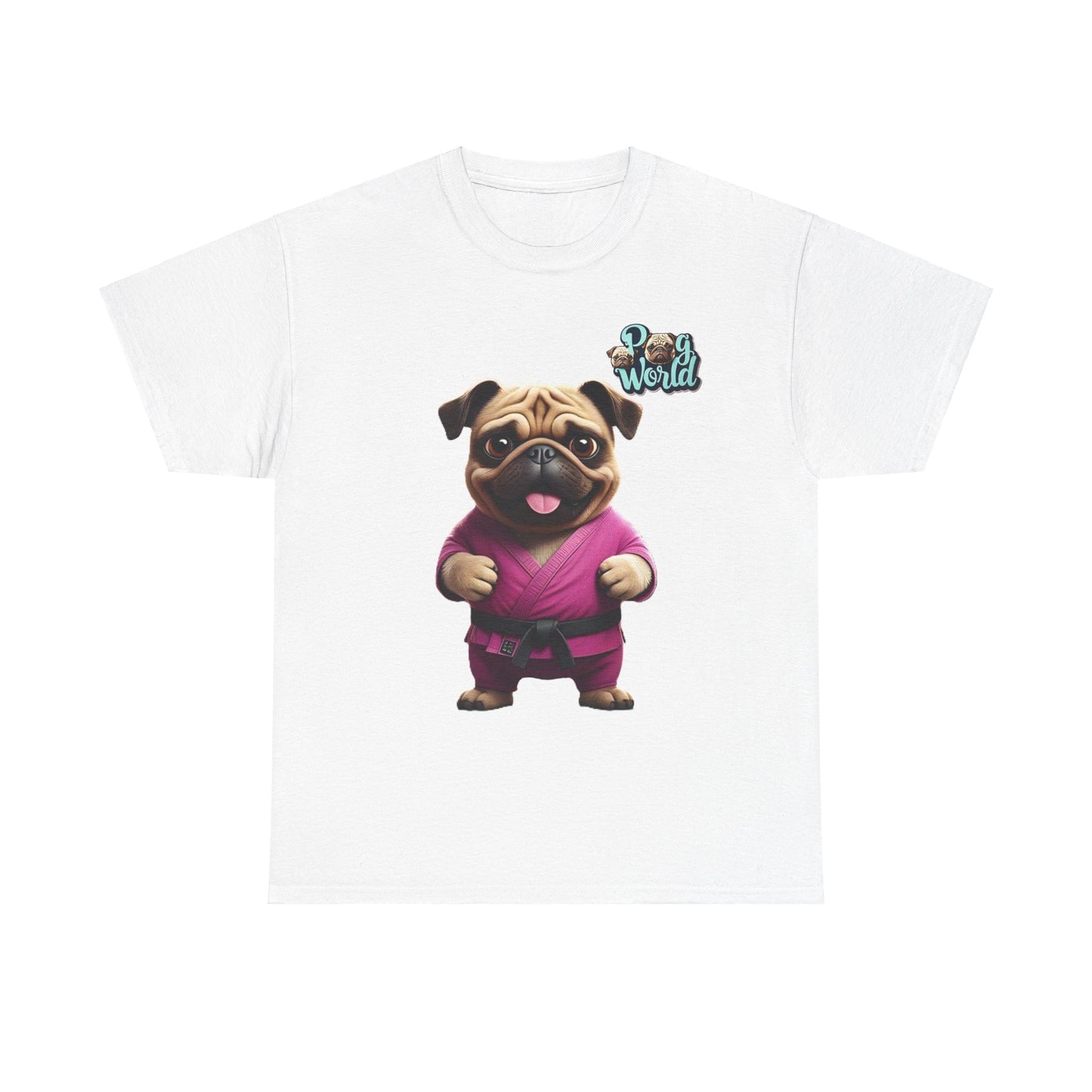 PUG WORLD Unisex Heavy Cotton Tee