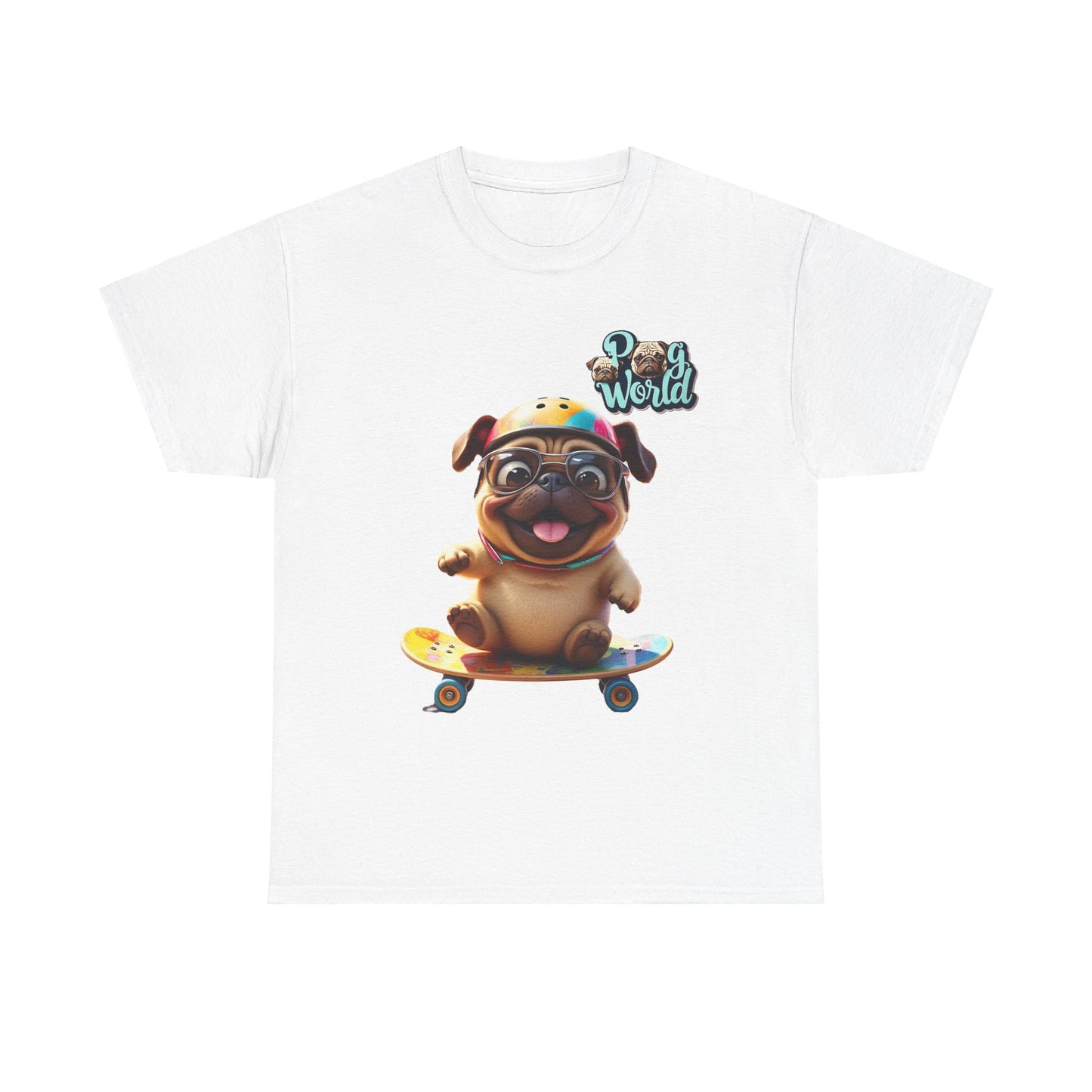 PUG WORLD Unisex Heavy Cotton Tee