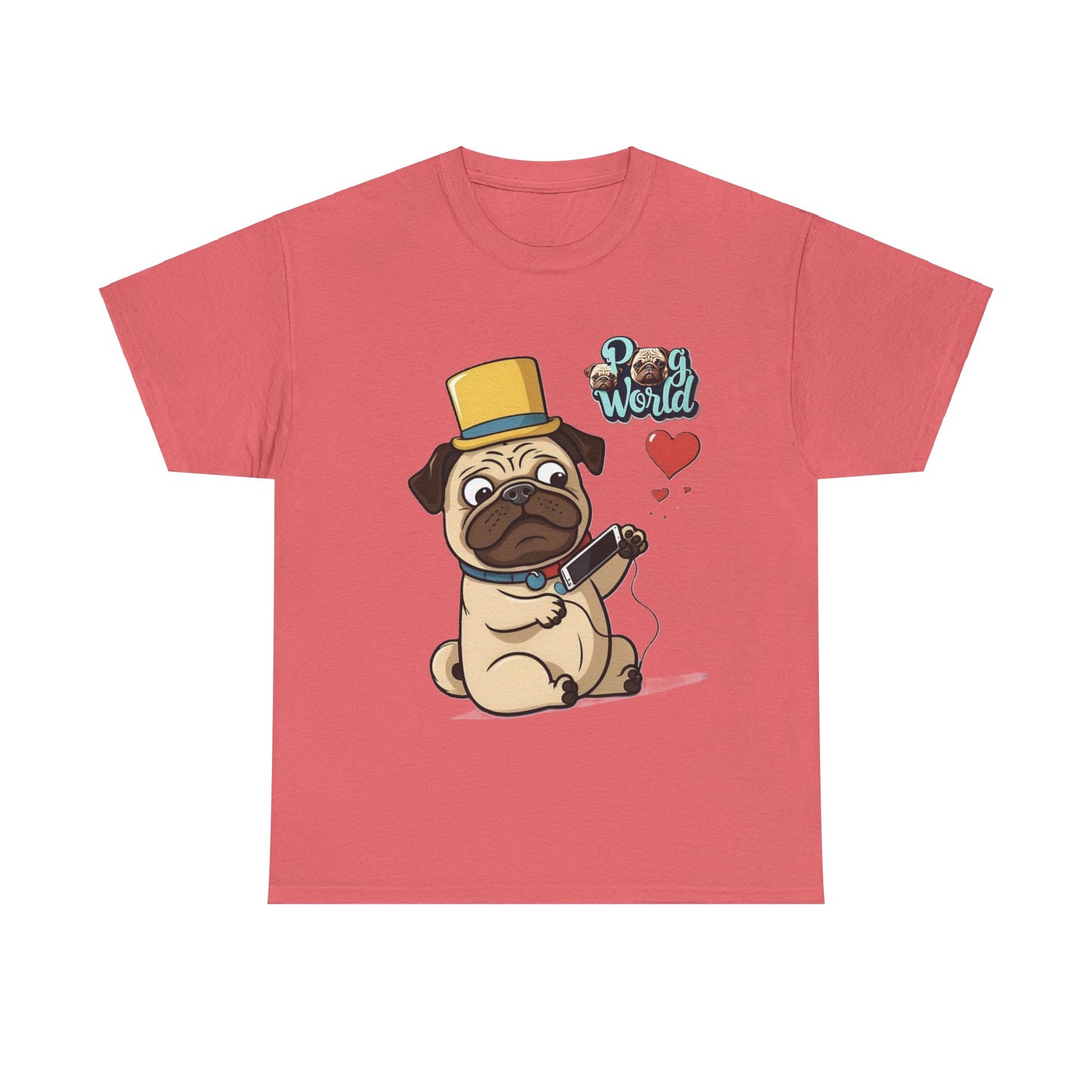 PUG WORDL Unisex Heavy Cotton Tee