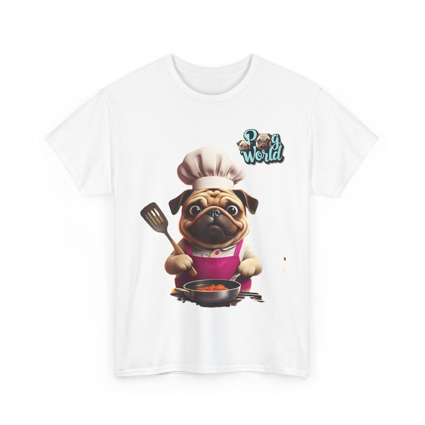 PUG WORLD Unisex Heavy Cotton Tee