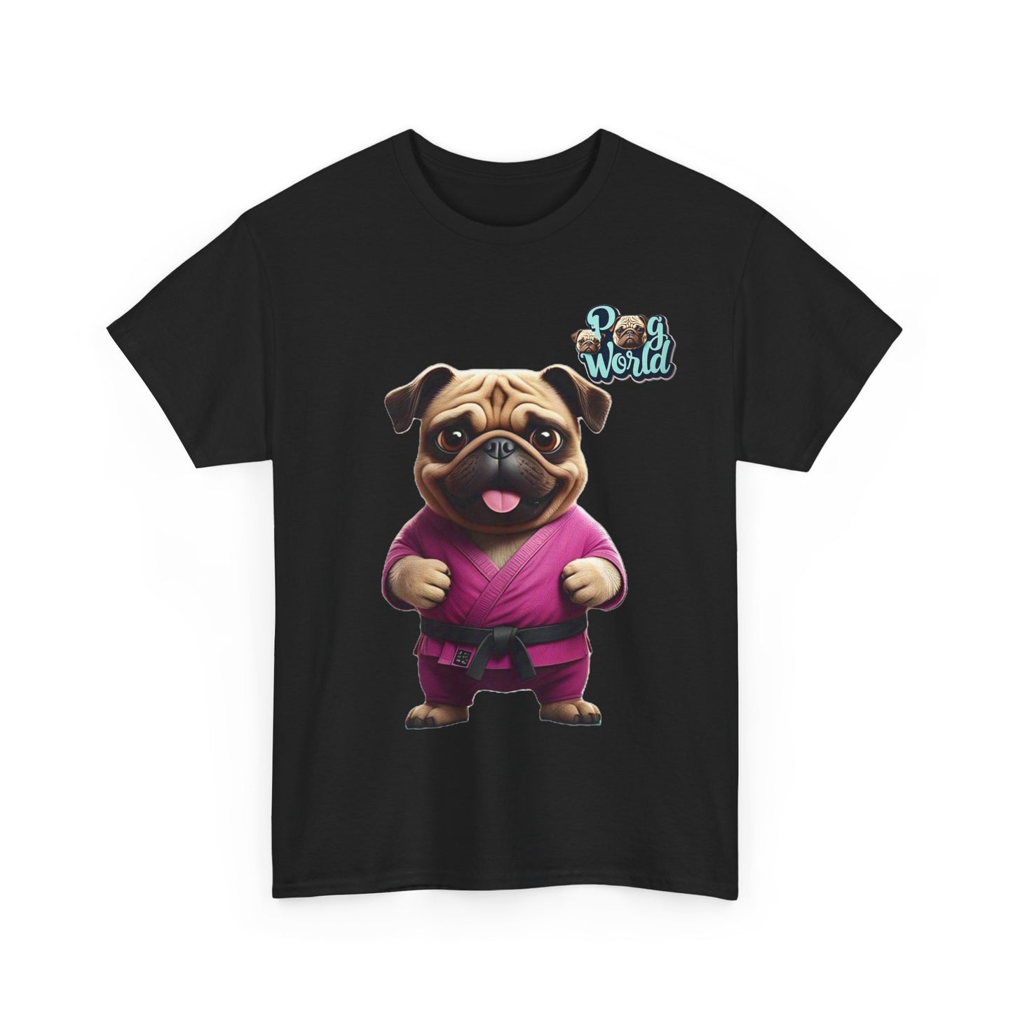 PUG WORLD Unisex Heavy Cotton Tee