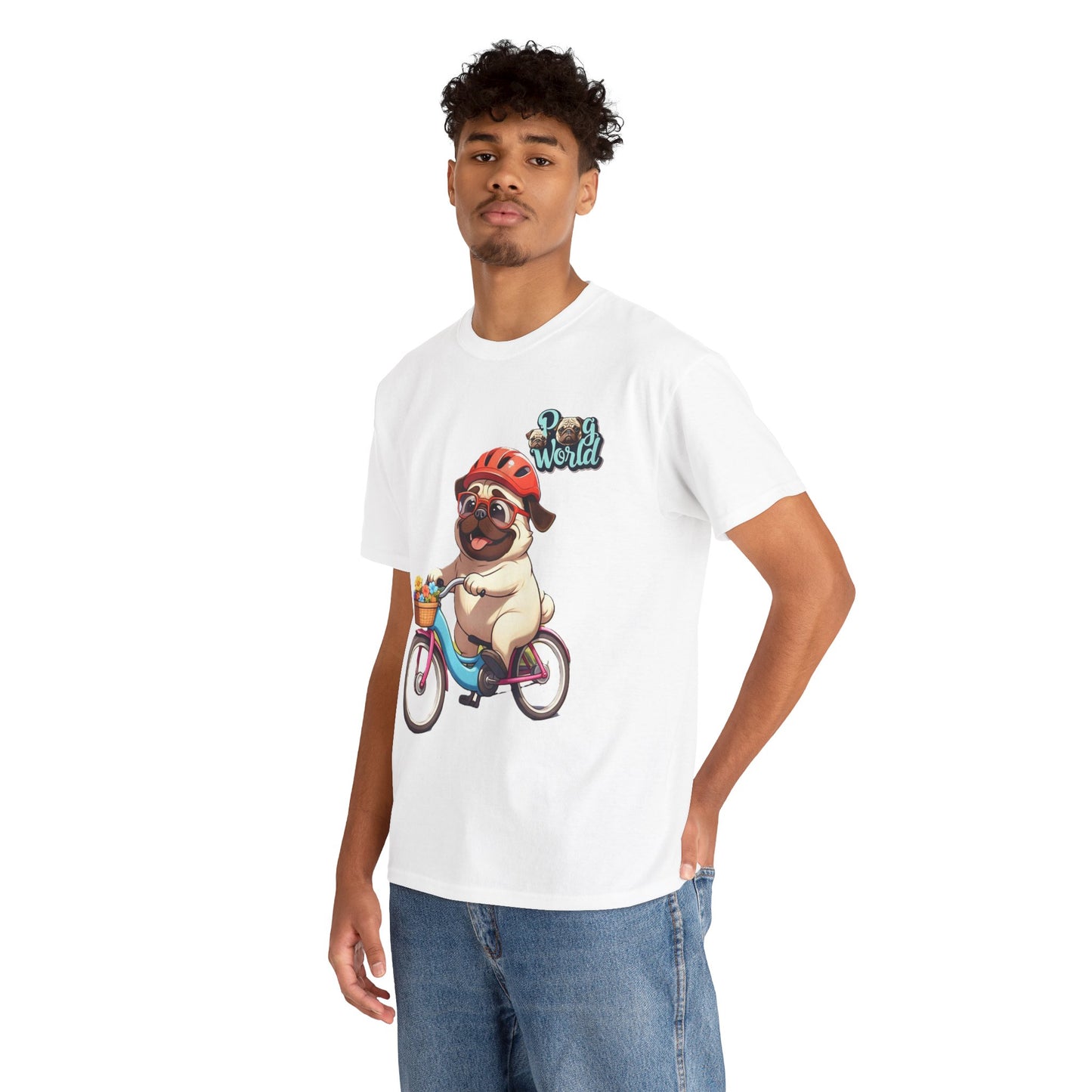 PUG WOLRD Unisex Heavy Cotton Tee