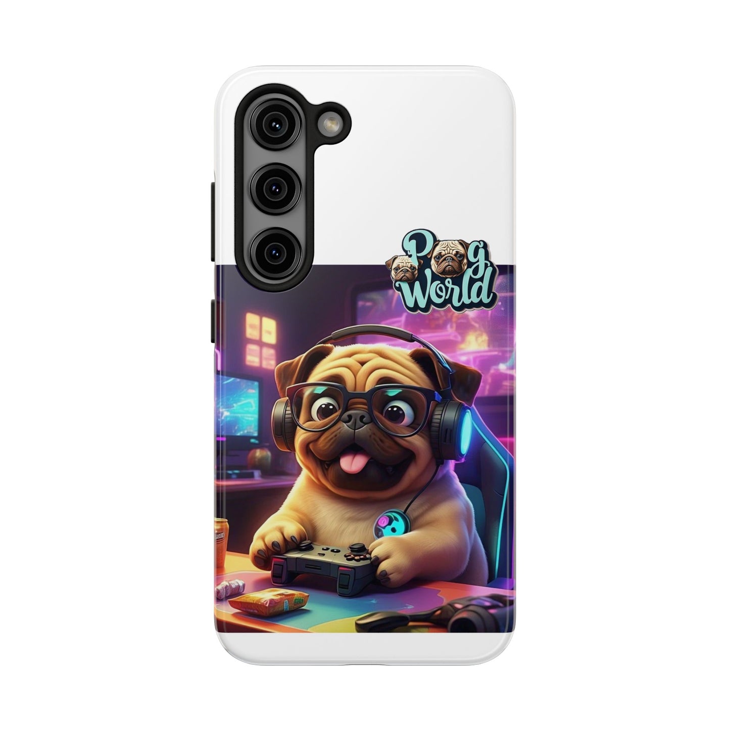 PUG WORDL Tough Phone Cases