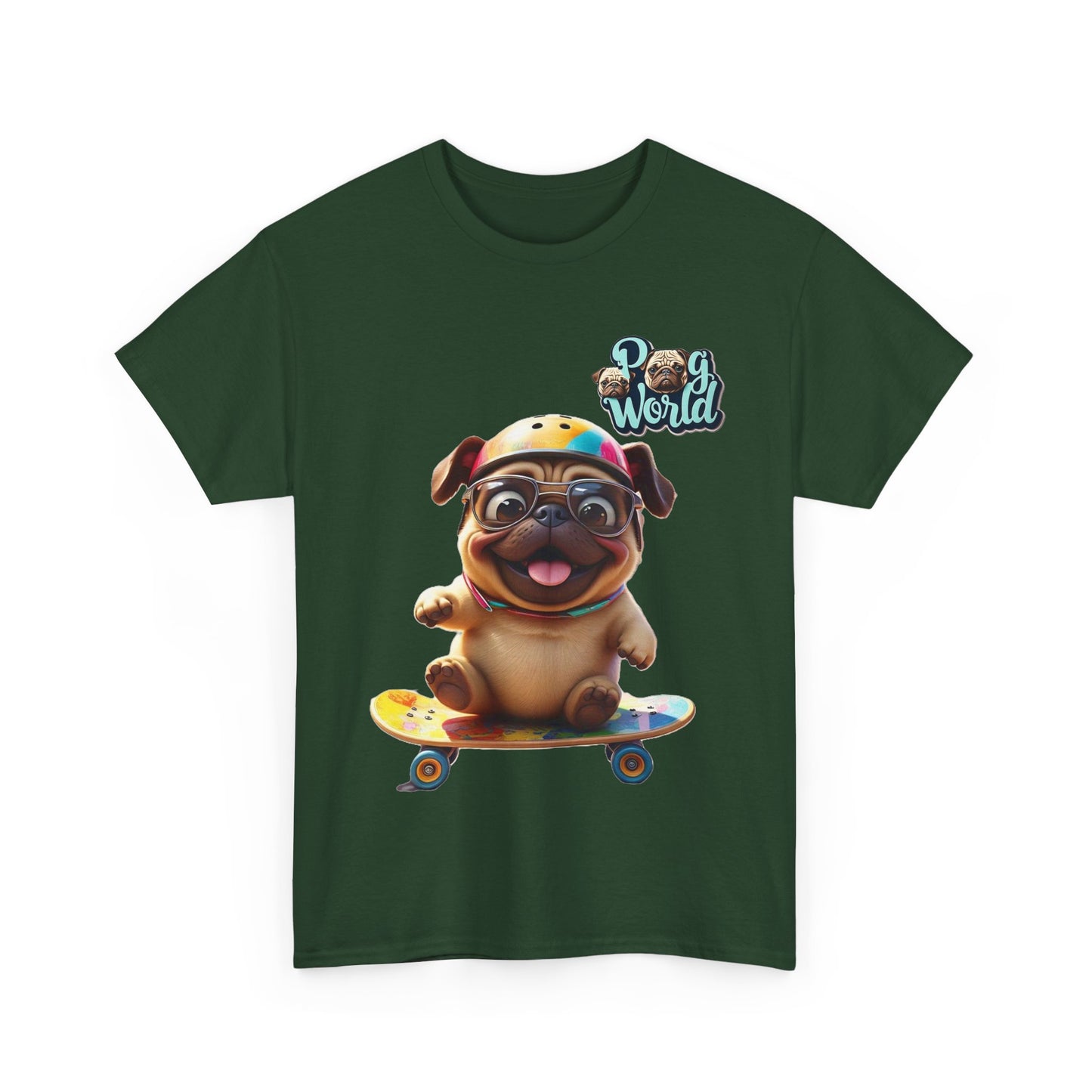 PUG WORLD Unisex Heavy Cotton Tee