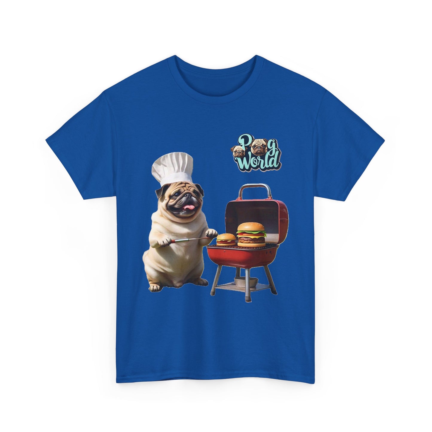 PUG WORLD Unisex Heavy Cotton Tee