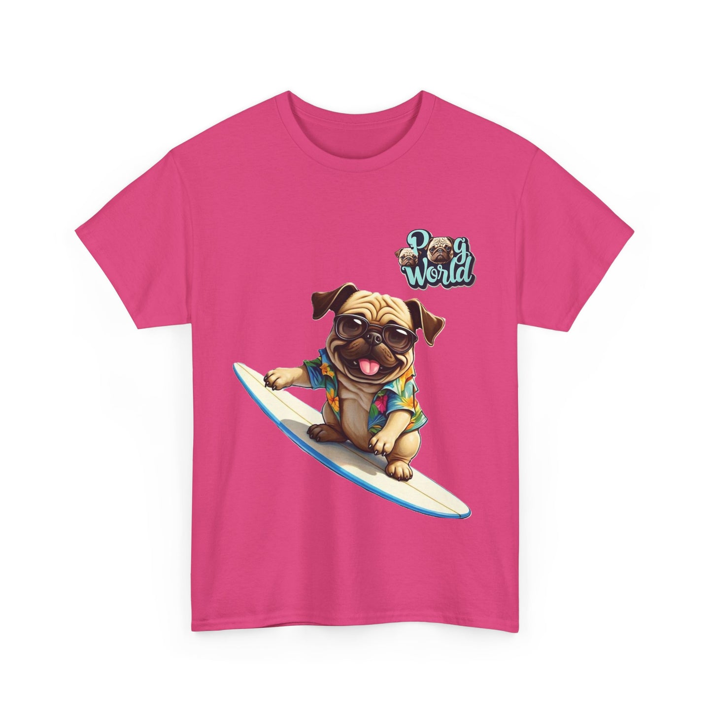 PUG WORDL Unisex Heavy Cotton Tee