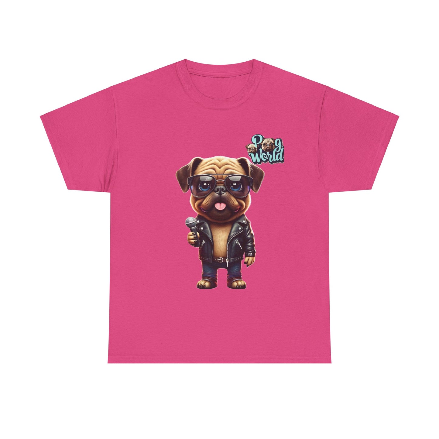 PUG WORLD Unisex Heavy Cotton Tee