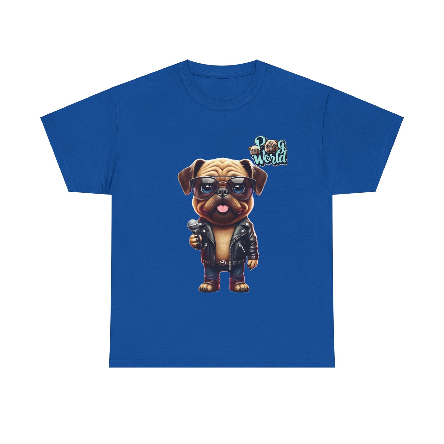 PUG WORLD Unisex Heavy Cotton Tee