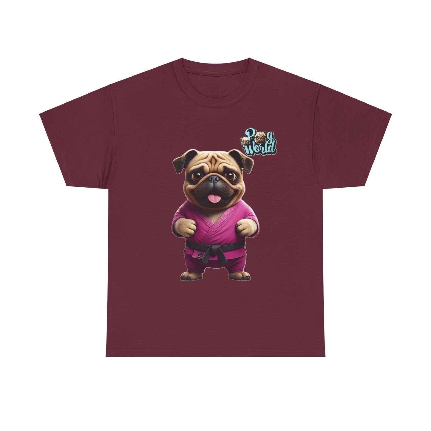 PUG WORLD Unisex Heavy Cotton Tee