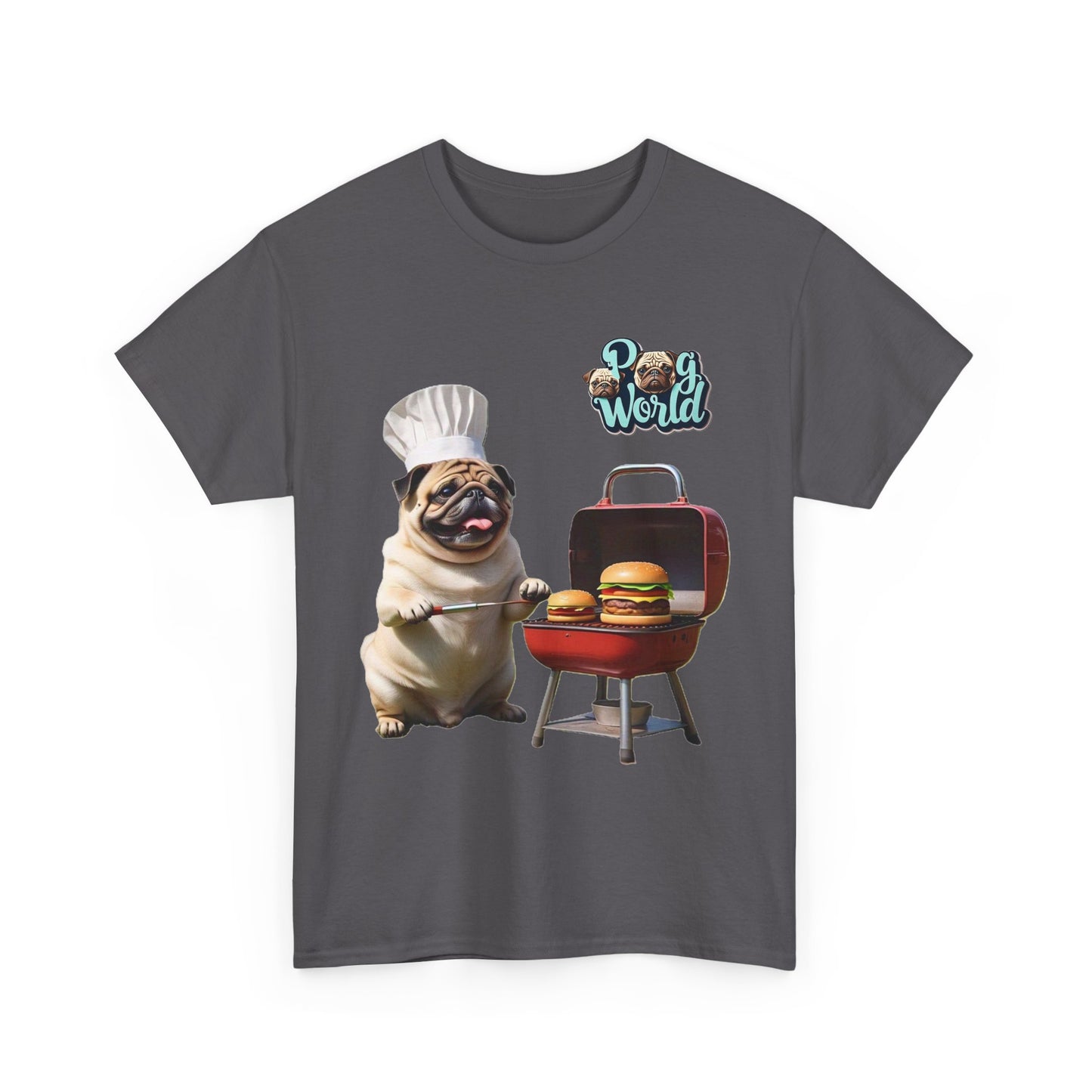 PUG WORLD Unisex Heavy Cotton Tee